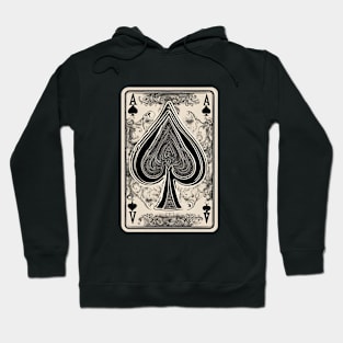 Ace of Spades Poker Card Game Casino Lucky Hoodie